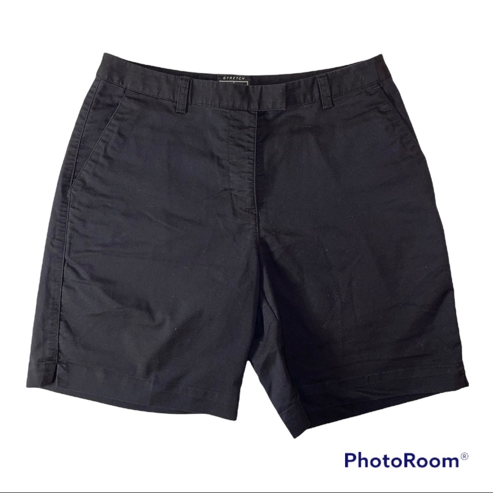 Adidas Stretch Women's Black High Waist Casual Shorts 8